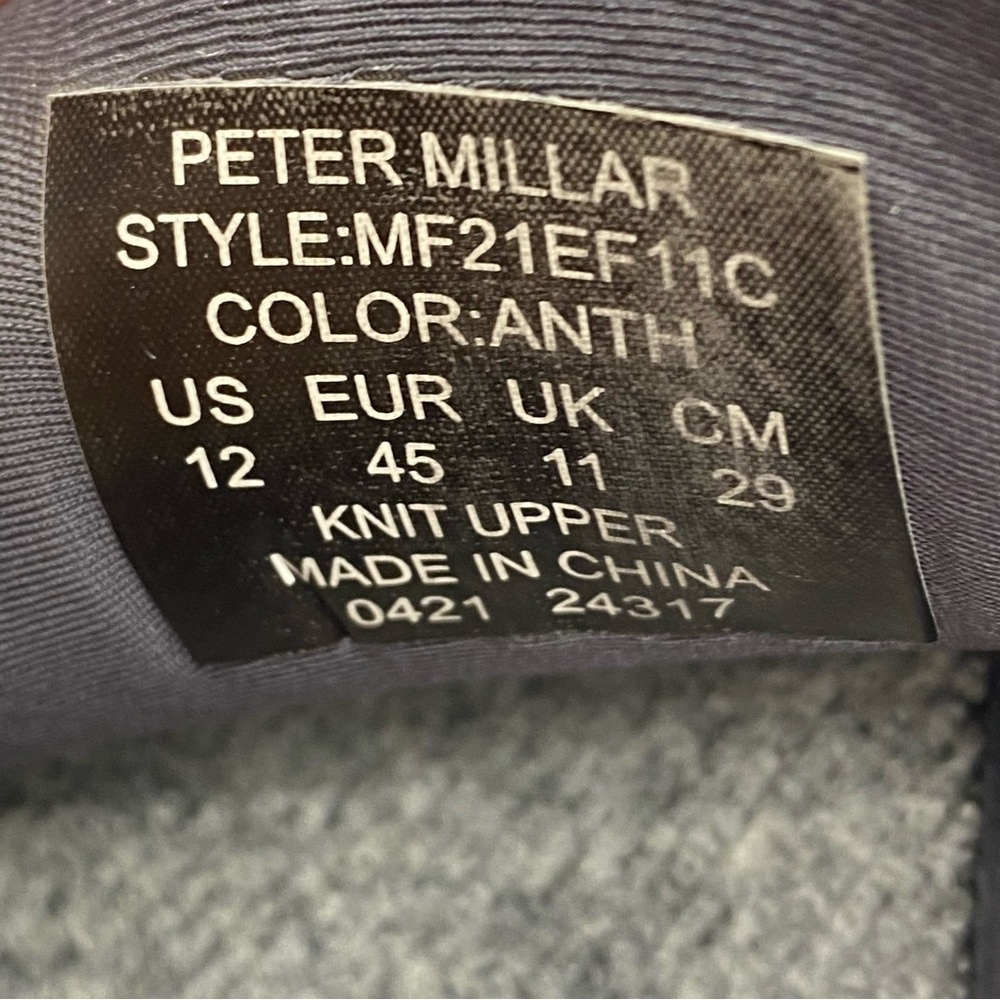 PETER MILLAR Apollo Hyperlight Knit Upper Gray Me… - image 10